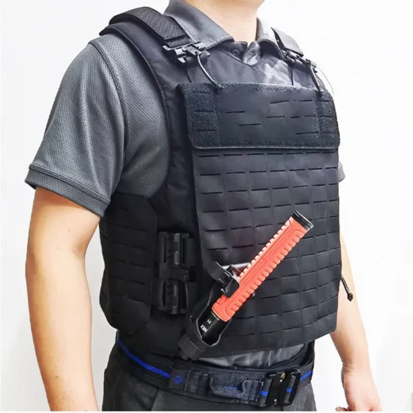 Police Molle Vest with Quick Release and 1000D Tactical Design for Body Armor, Airsoft, and More - Image 4