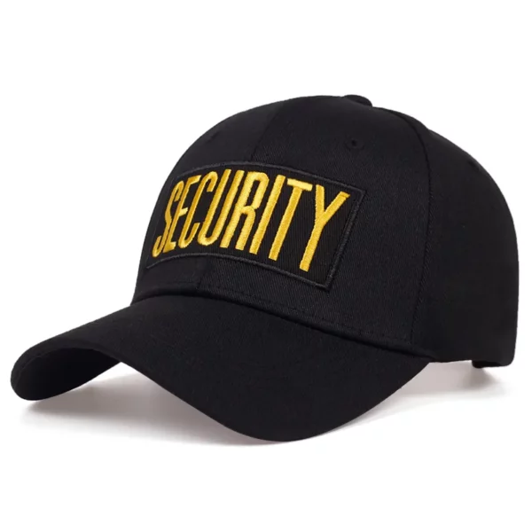 Trendy SECURITY Hat Unisex Embroidered Baseball Cap for All Seasons - Image 2