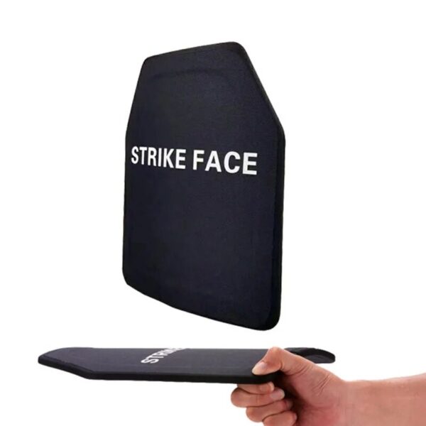 10x12In Lightweight Tactical UHMWPE Trauma Plate: NIJ Level IIIA Bullet-Proof Panel for Level 3A Backpack Armor and Body Armor