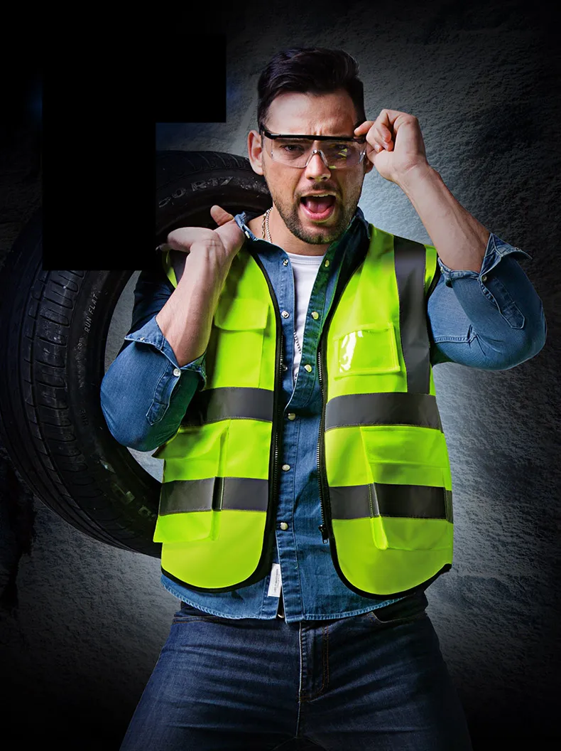 Reflective Clothing for High Visibility Ideal for Work, Motorcycling, Cycling, Sports, and Outdoor Safety
