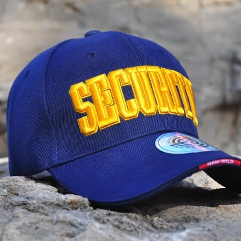 Secure Your Style with the Tactical SECURITY Hat Men's Military-Inspired Baseball Cap for Outdoor and Hip-Hop Enthusiasts