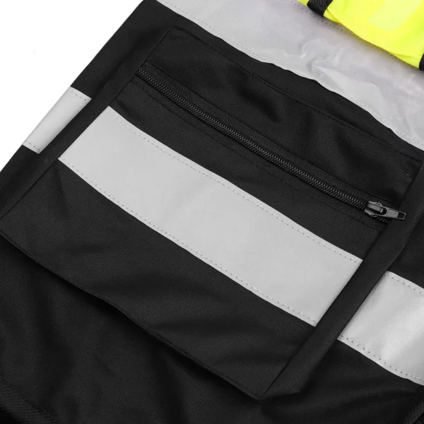 Reflective Clothing with Pockets High Visibility Security Vest for Outdoor Traffic Safety and Cycling - Image 6