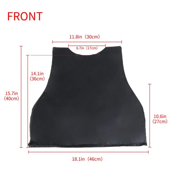 KMS Ballistic UHMW-PE Body Armor Panel Insert for Lightweight Bulletproof Protection, NIJ IIIA Certified Trauma Plate - Image 5