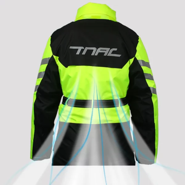 Reflective Clothing for Motorcycle Riders 100% Waterproof Raincoat for Men, Suitable for Electric Scooters and Motocross - Image 5
