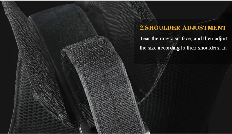 Police Molle Vest with Quick Release and 1000D Tactical Design for Body Armor, Airsoft, and More