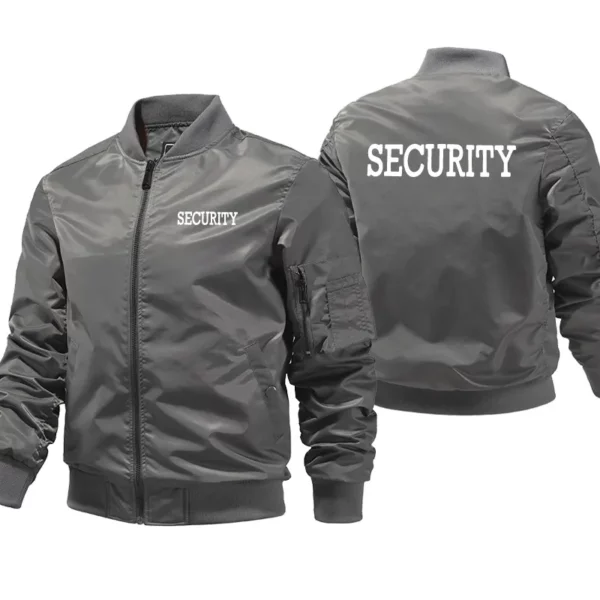 Security Jackets Men's Autumn and Winter Windproof Bomber Jacket with Thick Warmth, Military and Air Pilot Style - Image 3