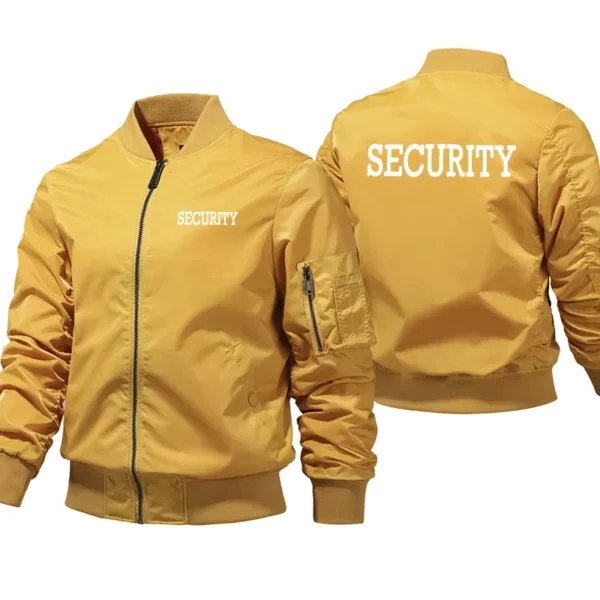 Security Jackets Men's Autumn and Winter Windproof Bomber Jacket with Thick Warmth, Military and Air Pilot Style - Image 6