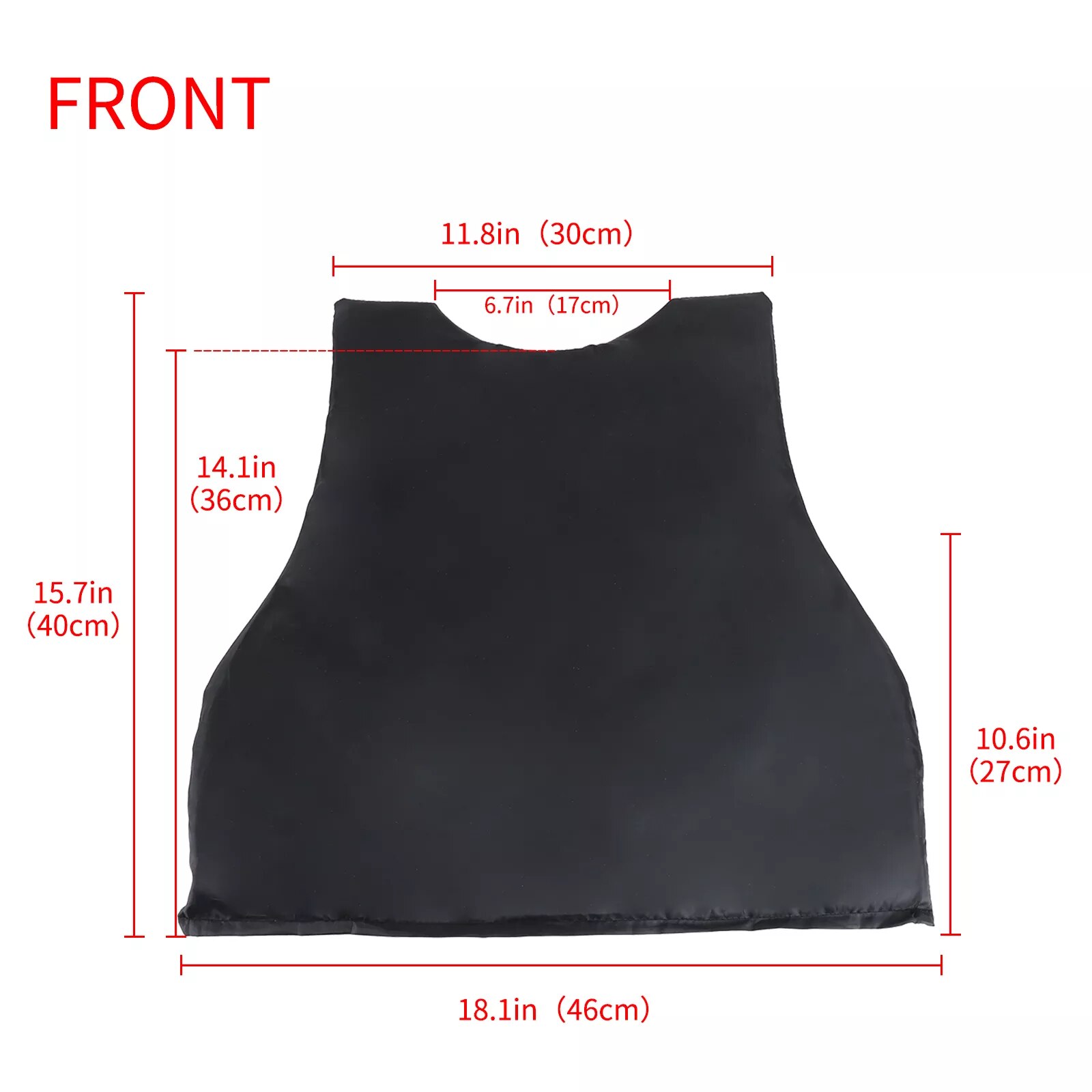 KMS Ballistic UHMW-PE Body Armor Panel Insert for Lightweight Bulletproof Protection, NIJ IIIA Certified Trauma Plate
