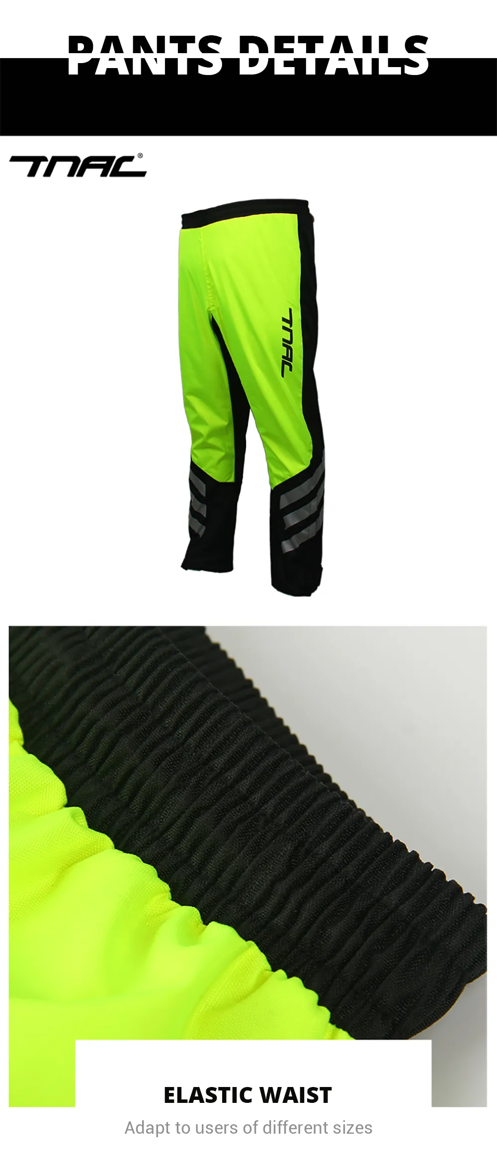 Reflective Clothing for Motorcycle Riders 100% Waterproof Raincoat for Men, Suitable for Electric Scooters and Motocross
