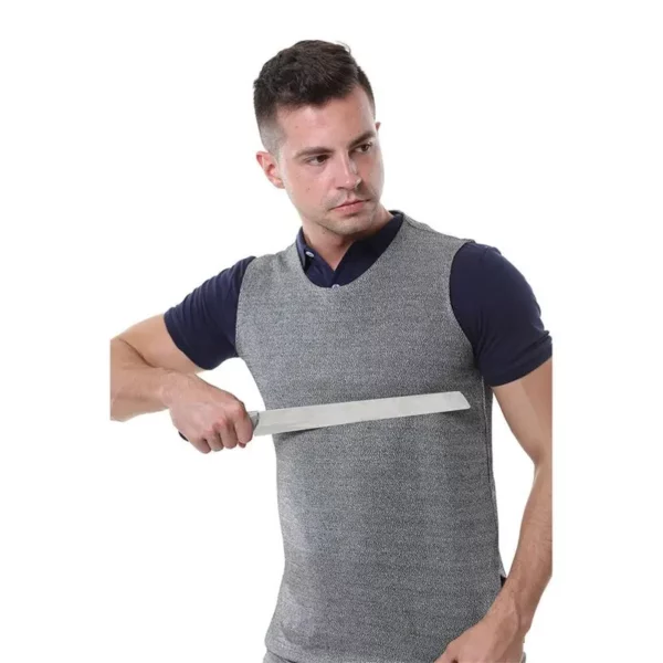 Summer Stab-Proof Vest Tactical Cut-Resistant Self-Defense Clothing with Thin, Breathable, and Soft Design