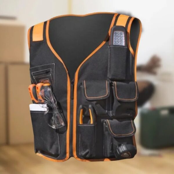 Adjustable Tool Vest for Men and Women - Ergonomic Workwear for Outdoor and Casual Use