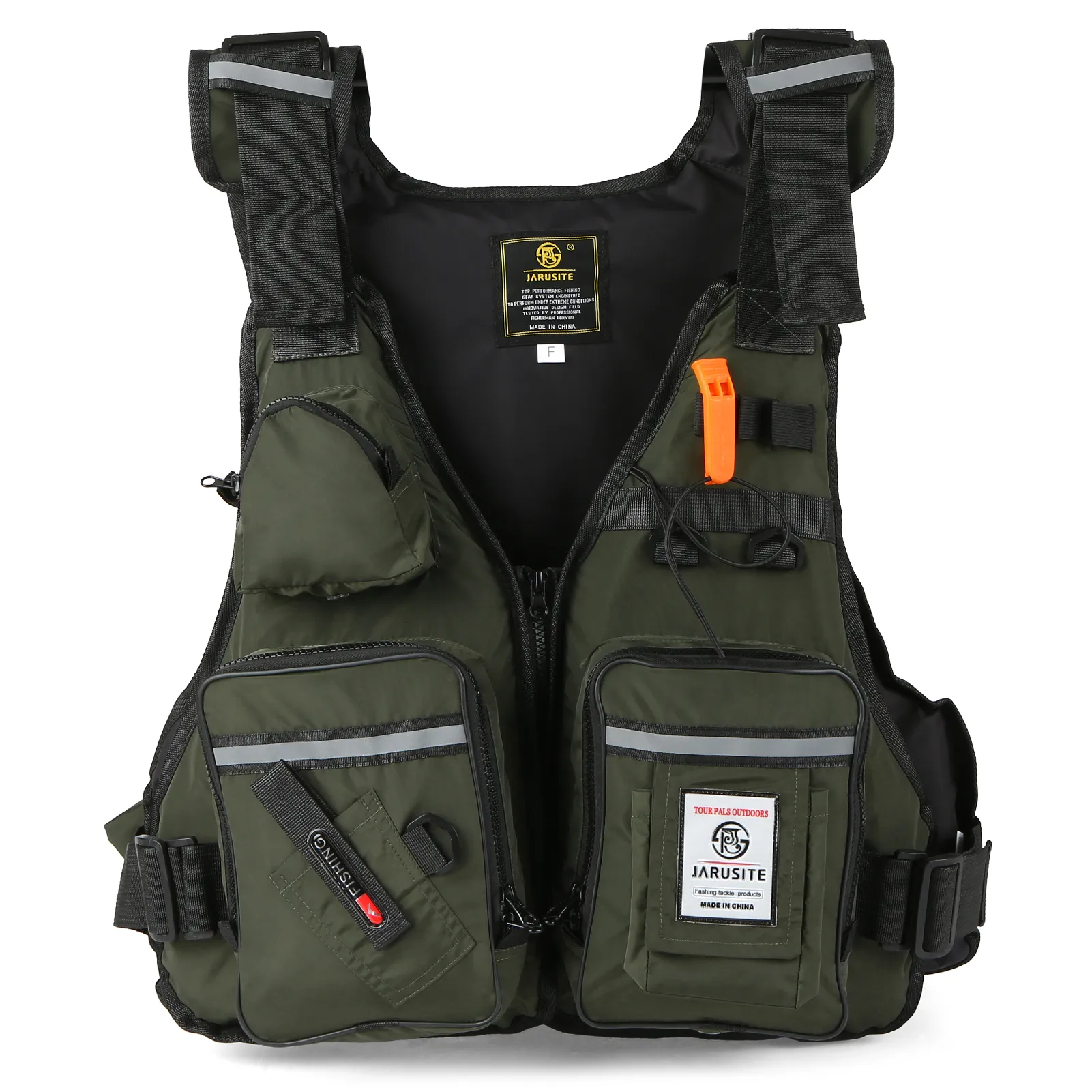 Men's Tool Vest for Professional Fishing: Buoyancy, Portability, Waterproof, and Multi-Pockets