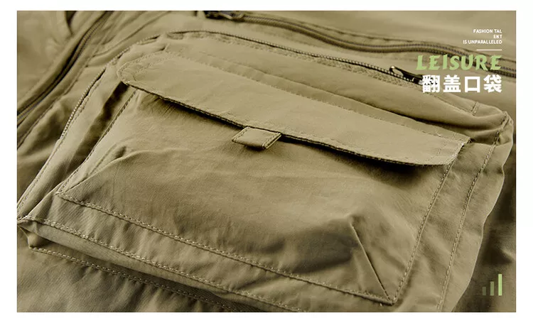 Tool Vest with 14 Pockets - Tactical Hiking and Fishing Vest for Men, Photographer Waistcoat, Mesh Cargo Sleeveless Jacket