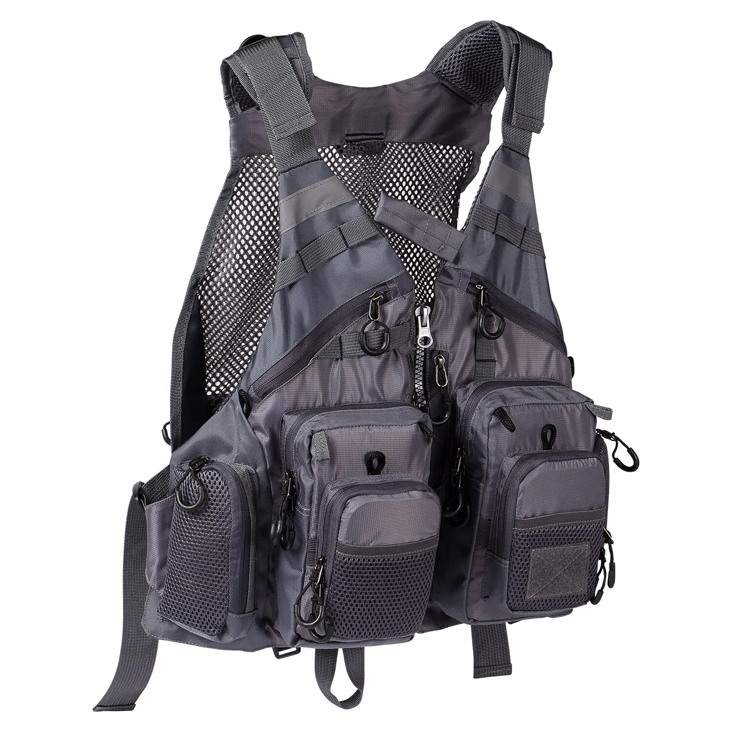 Adjustable Fishing Tool Vest for Outdoor Sports - Breathable and Practical Fishing Tackle Vest