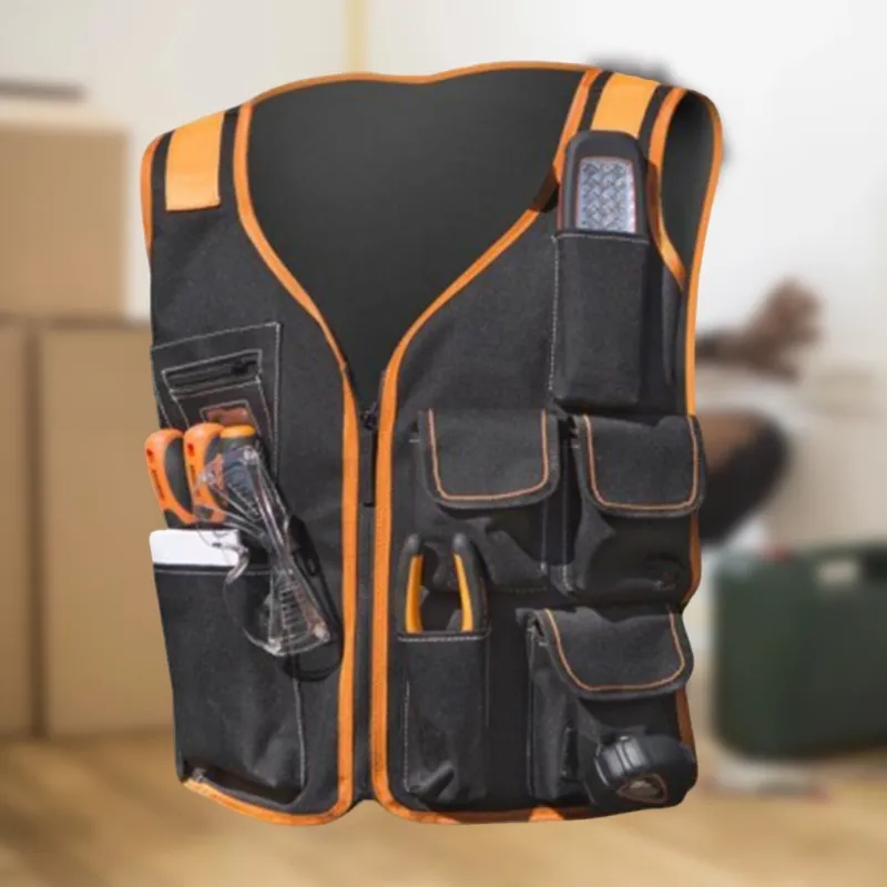 Adjustable Tool Vest for Men and Women - Ergonomic Workwear for Outdoor and Casual Use