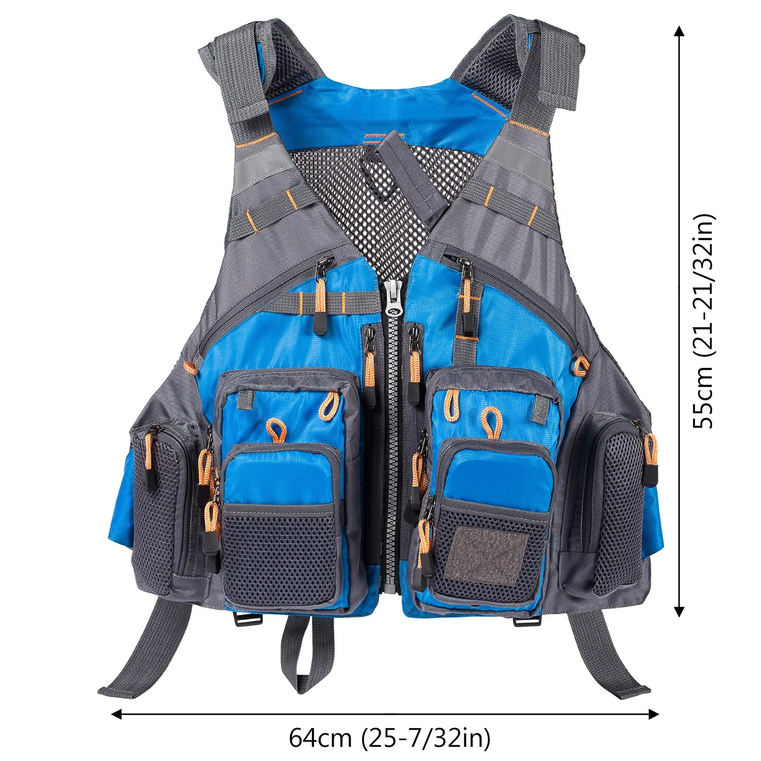 Adjustable Fishing Tool Vest for Outdoor Sports - Breathable and Practical Fishing Tackle Vest