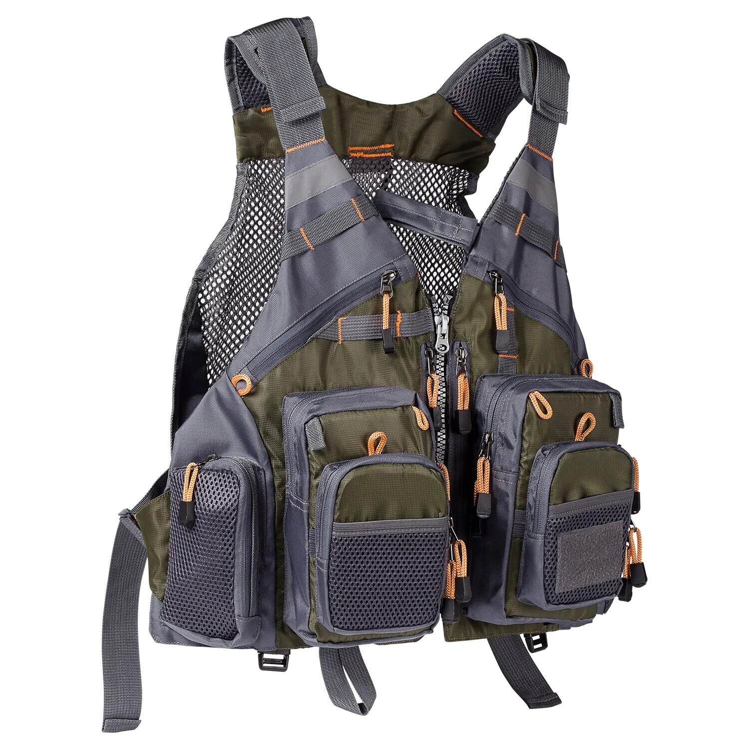 Adjustable Fishing Tool Vest for Outdoor Sports - Breathable and Practical Fishing Tackle Vest