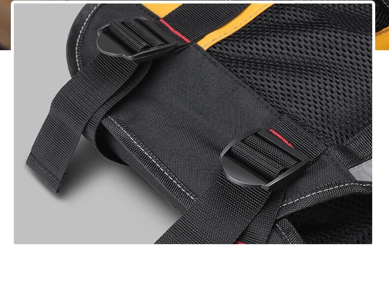 Tool Vest with Multifunctional Organizer Pouch - Handy Storage for Tools, Including Hammer, Screwdriver, Wrench, and More