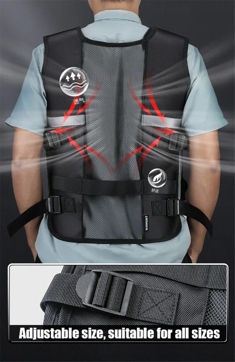 Tool Vest Hanging Pocket Storage Bag for Professional Electricians and Carpenters