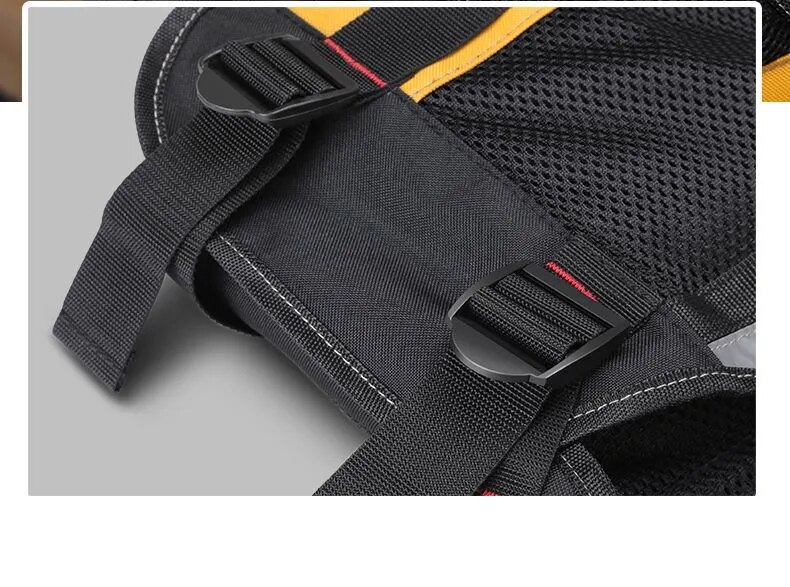 Tool Vest with Multifunctional Organizer Pouch - Handy Storage for Tools, Including Hammer, Screwdriver, Wrench, and More