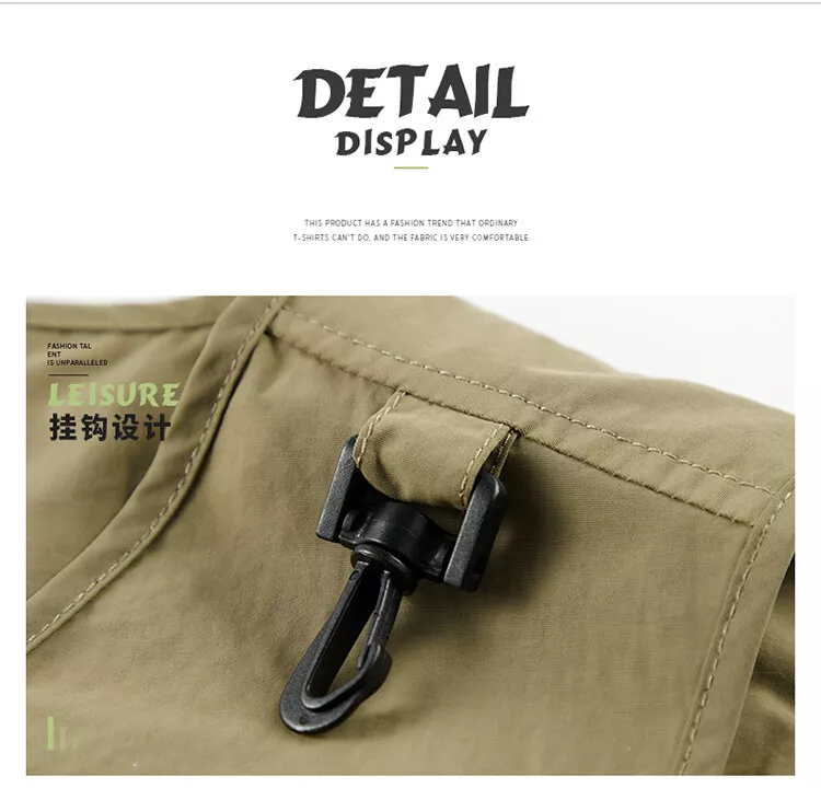 Tool Vest with 14 Pockets - Tactical Hiking and Fishing Vest for Men, Photographer Waistcoat, Mesh Cargo Sleeveless Jacket