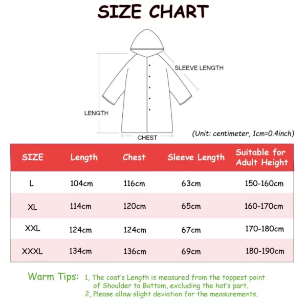 Fashionable Fisherman Raincoat - Waterproof Long Raincoat for Women and Men with Hood - Ideal for Outdoor Hiking, Travel, Fishing, Climbing - Thickened Design in Black - Image 7